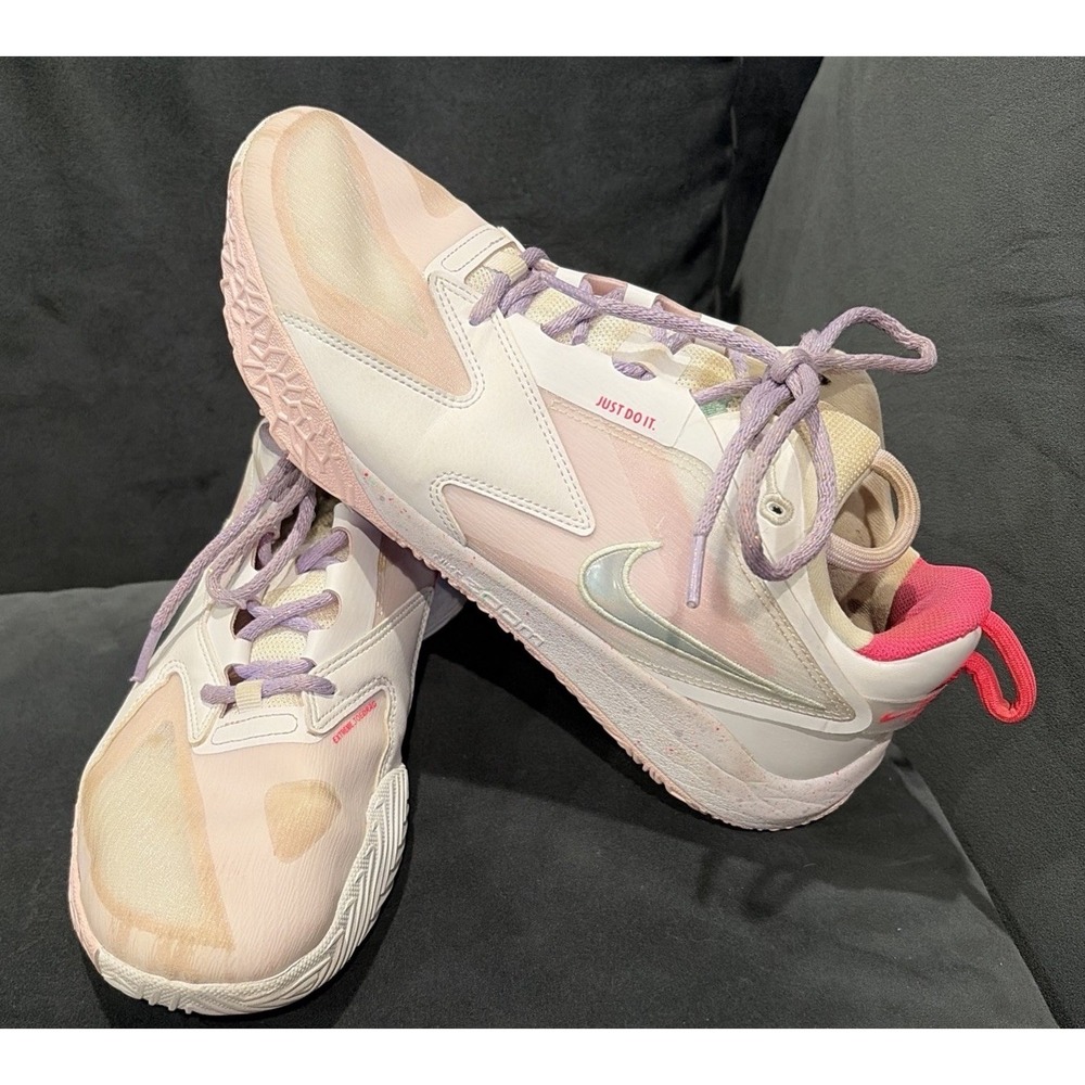 Nike Air Zoom Hyperace 3 SE White Pink Volleyball HF3239-100 Mens 9 Women 10.5